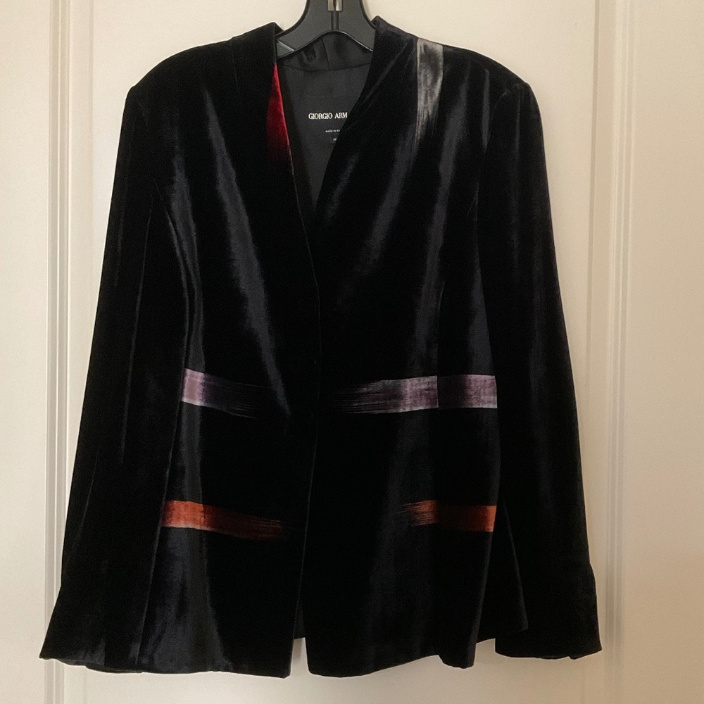 GIORGIO ARMANI VELVET JACKET
